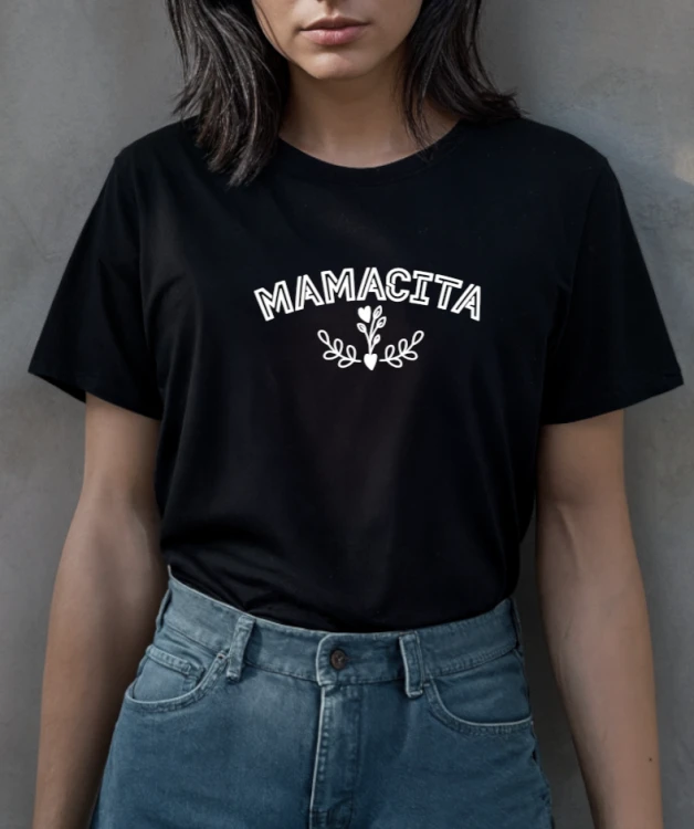 Koszulka damska Minimalistyczna Mamacita – prezent na Dzień Matki
