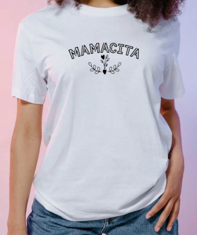 Koszulka damska Minimalistyczna Mamacita – prezent na Dzień Matki