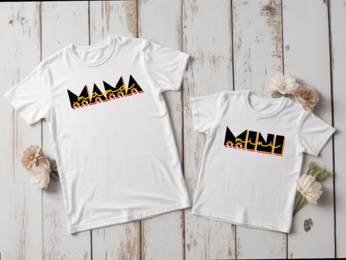 Zestaw koszulek Mama &amp; Mini – zestaw dla mamy i dziecka, prezent na Dzień Matki